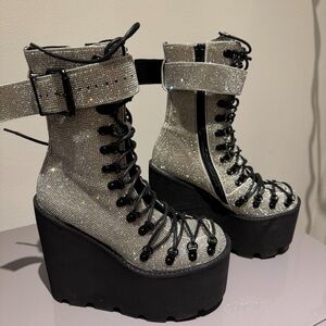 Club Exx Lace-Up Platform Boots